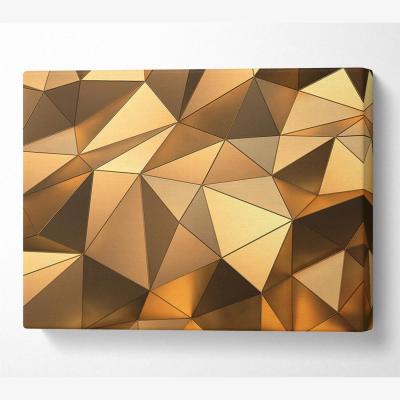 The Range Gold Geometric Triangles shining - 66cm