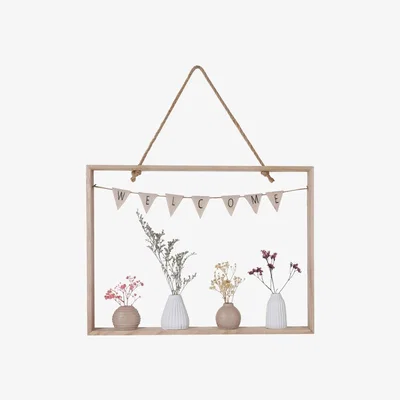 The Range Welcome Floral Wall Hanging
