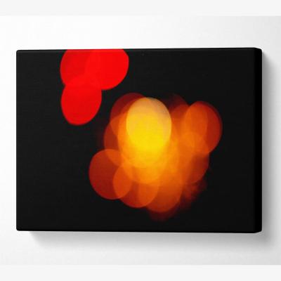 The Range Golden Red Berries Canvas Print Wall Art - Yellow / 66.04cm