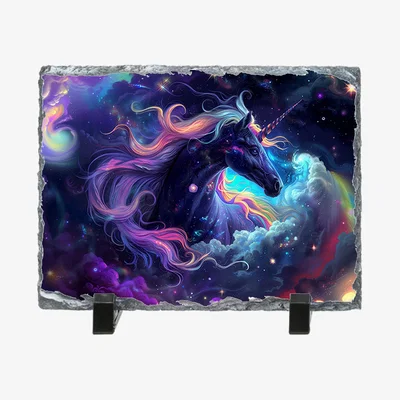 The Range Neon Unicorn Photo Rock Slate - Slate