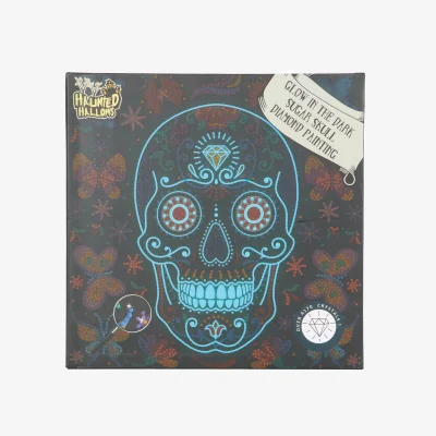The Range Glow In The Dark Skull Diamond Painting