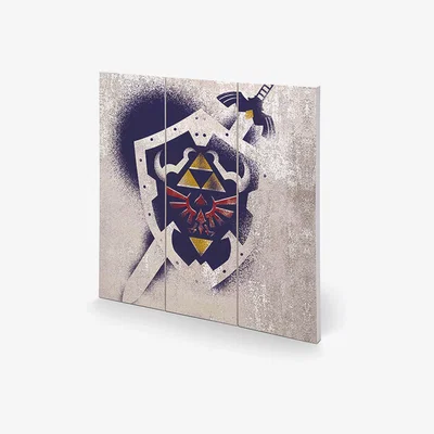 The Range The Legend Of Zelda (Hylian Shield Stencil) Wall Art
