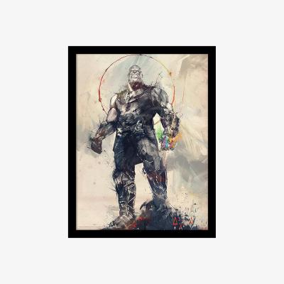 The Range Avengers Infinity War Thanos Sketch Framed Print