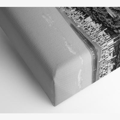 The Range Central Park New York B n W Canvas Print Wall Art - Yellow / 50.8cm
