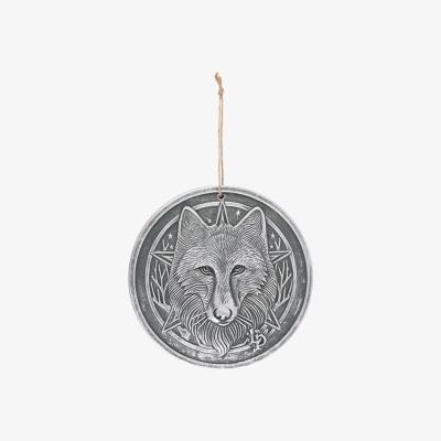 The Range Silver Terracotta 'Wild One' Plaque By Lisa Parker - Grey