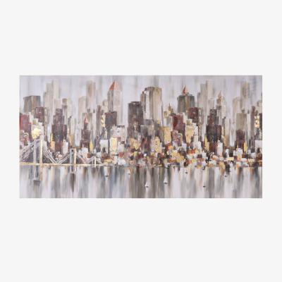 The Range Abstract City Scene Canvas