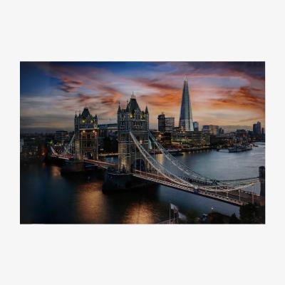 The Range City At Dusk Glitter Gloss Canvas