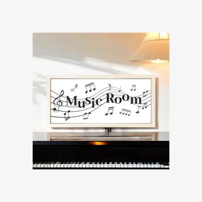 The Range Wall Art Framed Print Home Music Room - White