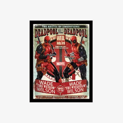 The Range Deadpool (Wade vs Wade) Framed Print