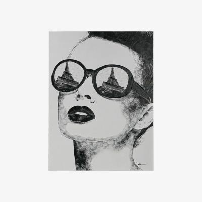 The Range Eiffel Tower Sunglasses Reflection Art - Black