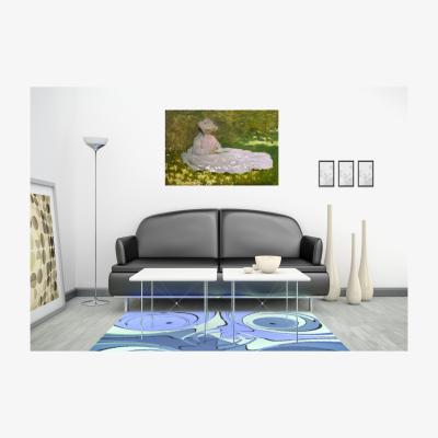 The Range Claude Monet - Springtime  Canvas print - Green / 101cm / 77cm