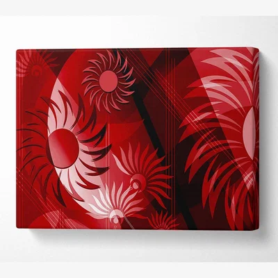 The Range Planet Of The Suns Canvas Print Wall Art - Yellow / 101.6cm