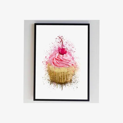The Range Cupcake Splatter Print - Pink / A5
