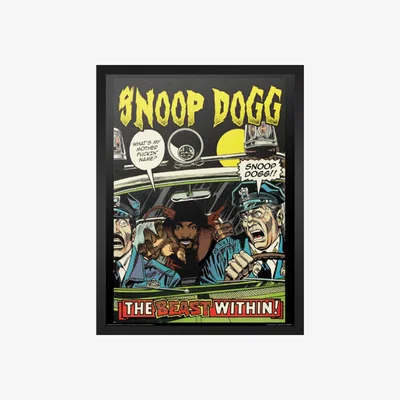 The Range Dangerous MCs Snoop Dogg Framed Print 30x40cm - colorful