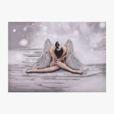 The Range Fairy Embraced Canvas with Diamante Edge