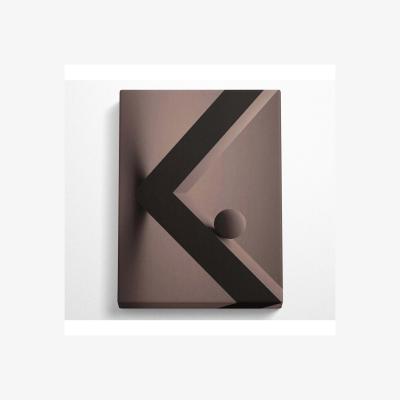 The Range Brown Ball Canvas Print - Black / 35.56cm