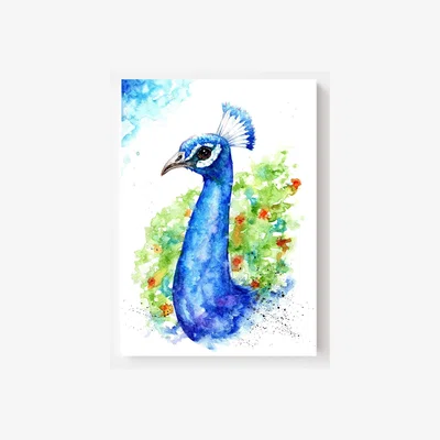 The Range PEACOCK Canvas - Blue