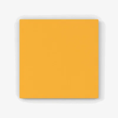 The Range Cantaloupe Orange HD Metal Print - Orange / 40cm