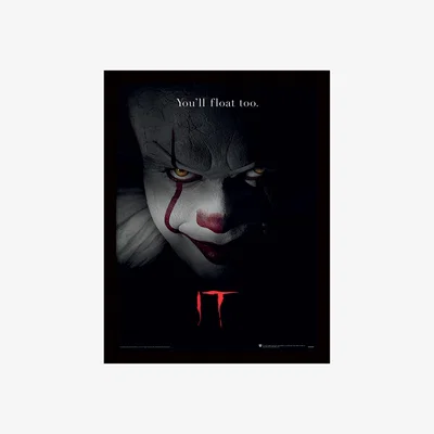 The Range IT (Pennywise Face) Framed Print