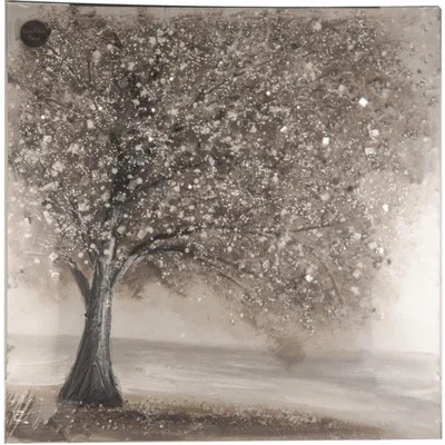 The Range Decorative Glitter Tree Canvas