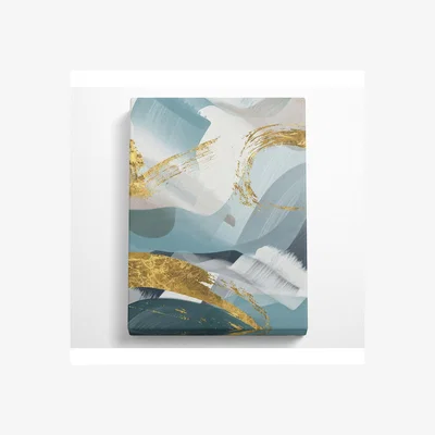 The Range Brushstroke Canvas Print - Black / 101.6cm