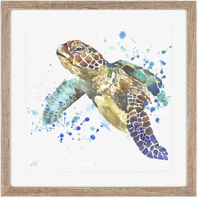 The Range In The Deep Framed Print