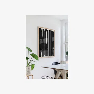 Rockett St George Bold Noir Art Print - Unframed