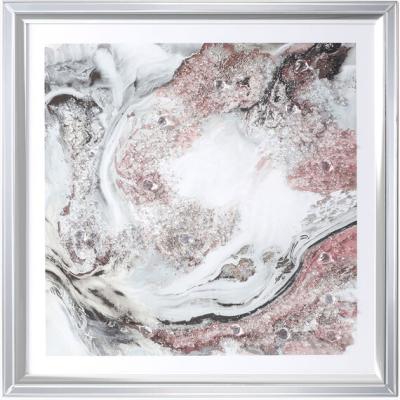The Range Blush and Grey Abstract Modern Art
