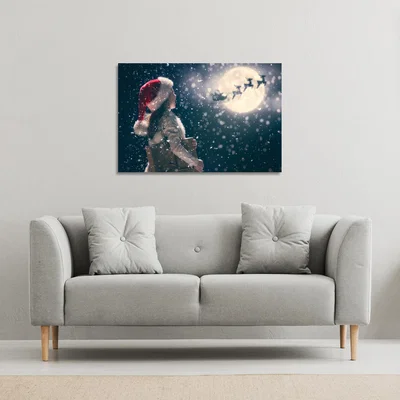 The Range Kids Enjoy The Holiday Gallery Canvas - Blue / 61cm / 41cm