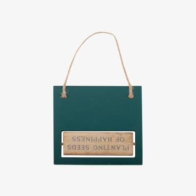 The Range Garden Vibes Reversible Hanging Sign - Green