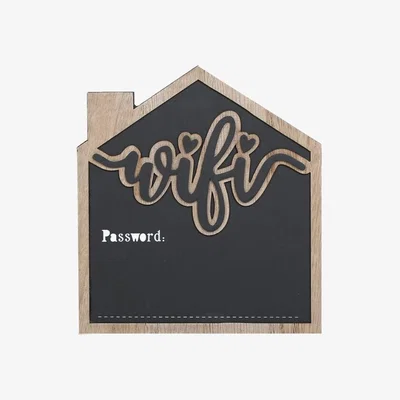 The Range WiFi House Chalkboard Plaque