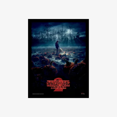 The Range Stranger Things (Pumpkin Patch) Framed Print