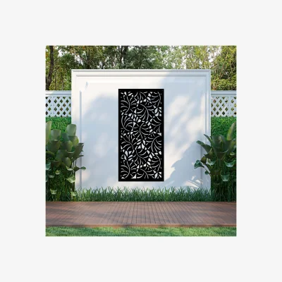 The Range Pink Frog Screen Metal Wall Art - Black