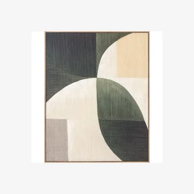 The Range Viridian Abstract Textured Art - Multicolour