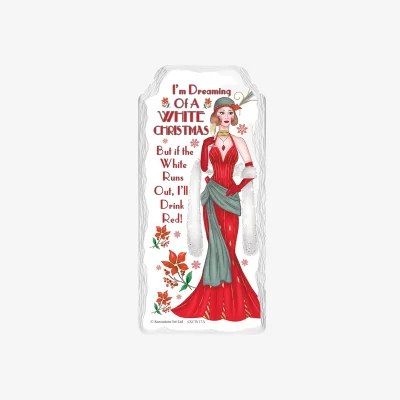 The Range Dreaming of a White Christmas Hanging Plaque - Multi
