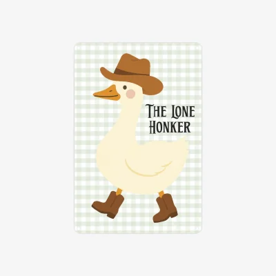 The Range Silly Goose Portrait Metal Wall Plaque - Home Décor Gift - Gandhonk The White - The Lone Honker