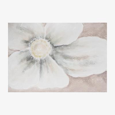 The Range Embellished Blossoming Flower Canvas - Blush / White
