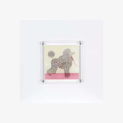 The Range Framed Poodle Wall Art - Assorted