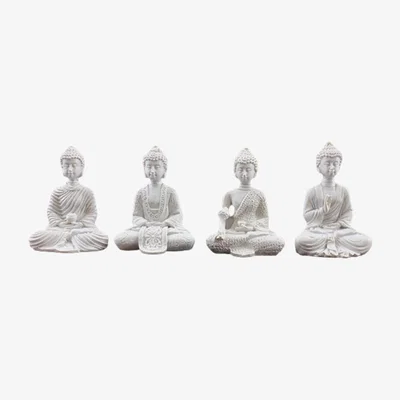 The Range Miniature Thai Buddha Ornament - White