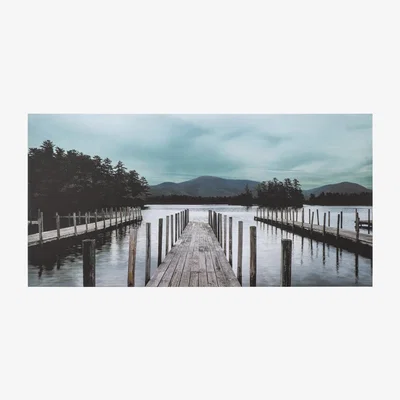 The Range J.McLoughlin Pier Scene Canvas