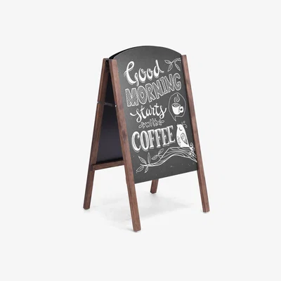The Range Costway A Frame Blackboard-Black - Black