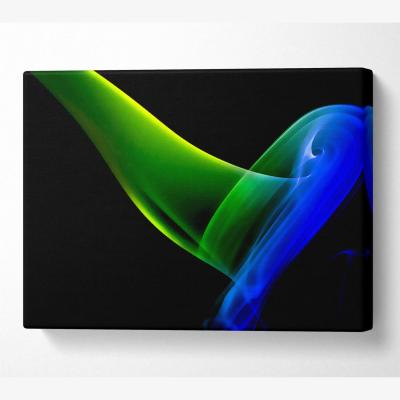 The Range Energy Field Canvas Print Wall Art - Yellow / 35.56cm