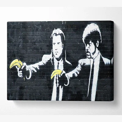The Range Banksy Pulp Fiction - Yellow / Medium 20 x 32 Inches