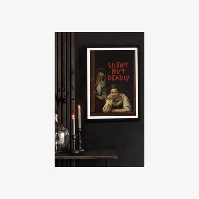 Rockett St George Silent But Deadly Print - Available Framed Or Unframed