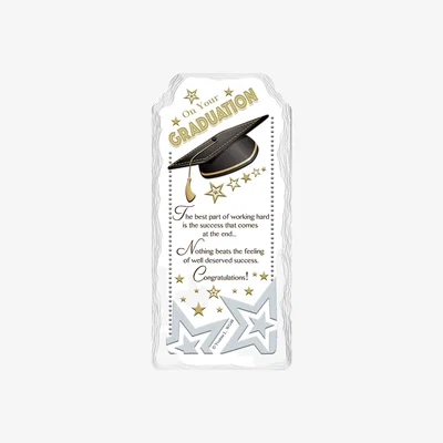 The Range Congratulation On Your Graduation Sentimental Handcrafted Ceramic Plaque - Multi
