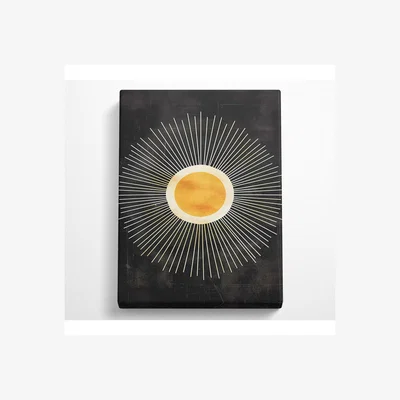 The Range Bo Canvas Print - Black / 81.28cm