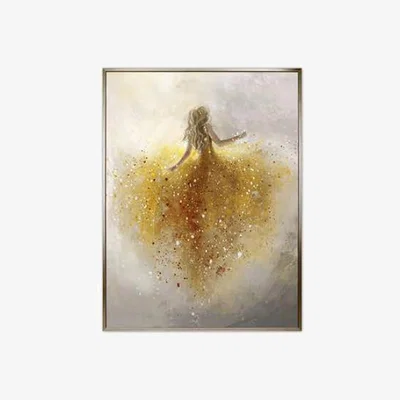 The Range Ochre Dress Embellished Wall Art