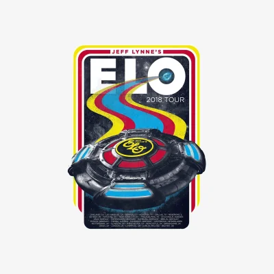 The Range Electric Light Orchestra 2018 Tour Poster - Multicoloured