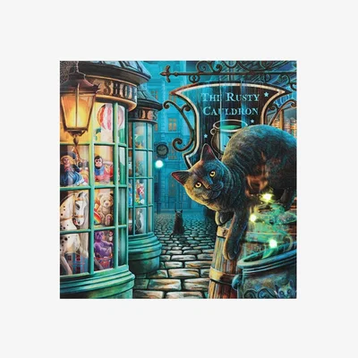 The Range Lisa Parker's The Rusty Cauldron Light Up Canvas Plaque - Green