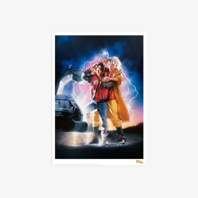 The Range Back to the Future Part II Poster Limited Edition Art Print - Multi